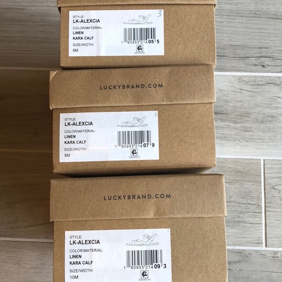 NIB Lucky Brand “Alexcia” sandal - Picture 4 of 4